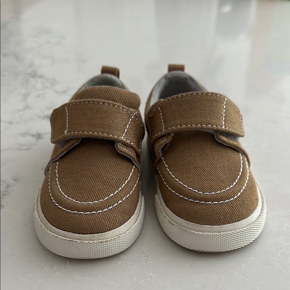 See Kai Run Brown Sneakers with Velcro Strap